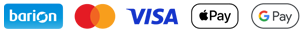 Barion, Mastercard, Visa, Apple Pay, Google Pay
