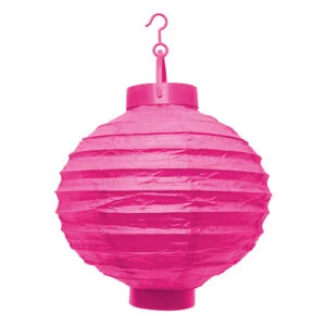 LED lampion pink