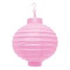 Világító LED lampion - rózsaszín