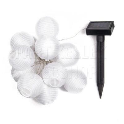 Napelemes LED lampionfüzér