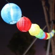 Napelemes LED lampionfüzér