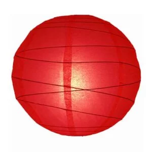 papír lampion piros szabálytalan