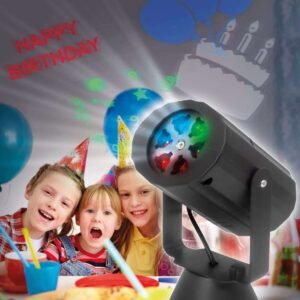 Elemes LED projektor - születésnap, karácsony, halloween - IP20