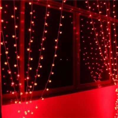 led dekoráció piros