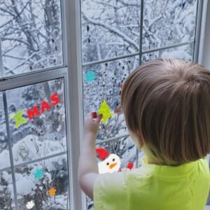 Zselés ablakdekor szett – karácsony