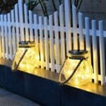 Szolár üveg kerti fény 20 LED