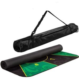 Póker asztallap szőnyeg 160 x 80 cm – zöld/fekete
