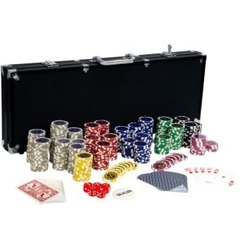 Póker koffer erős, zárható (2 kulccsal együtt) alumínium tokban (anyag: alumínium / műanyag)