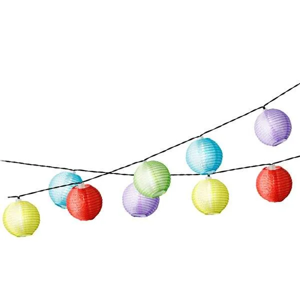 Napelemes lampionfüzér