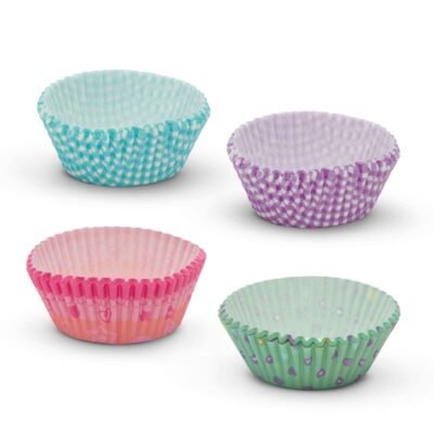 Muffin papír szett – szív – 100 db / csomag