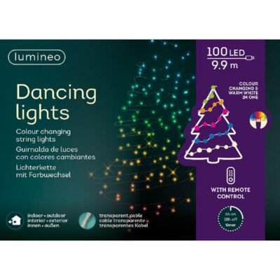 7az1-ben multifunkciós LED fényfüzér, 9,9 m (100 LED)