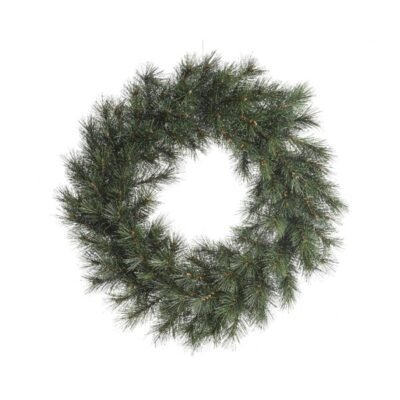 Karácsonyi ajtódísz, adventi koszorú jeges - Malmö - 50 cm