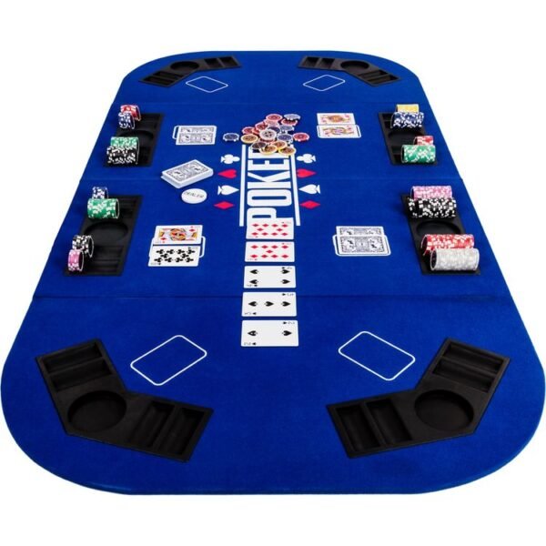 póker asztallap kék – 160×80
