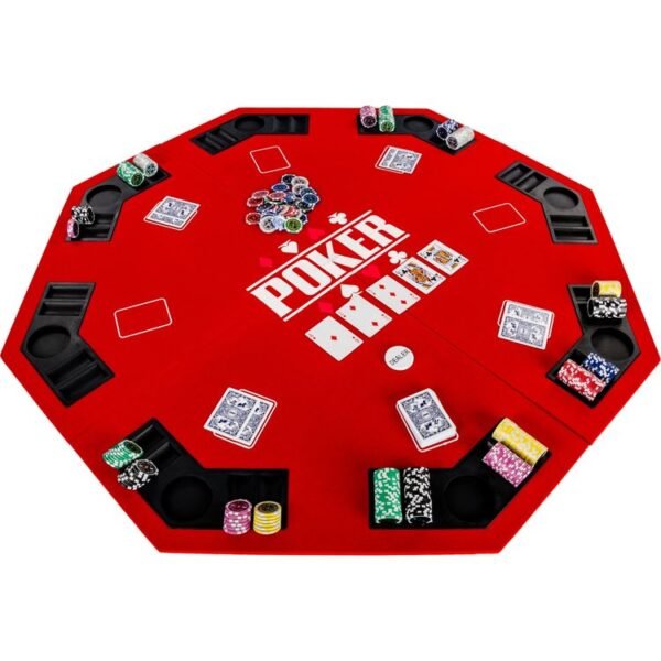 póker asztallap nyolcszögletű 120×120