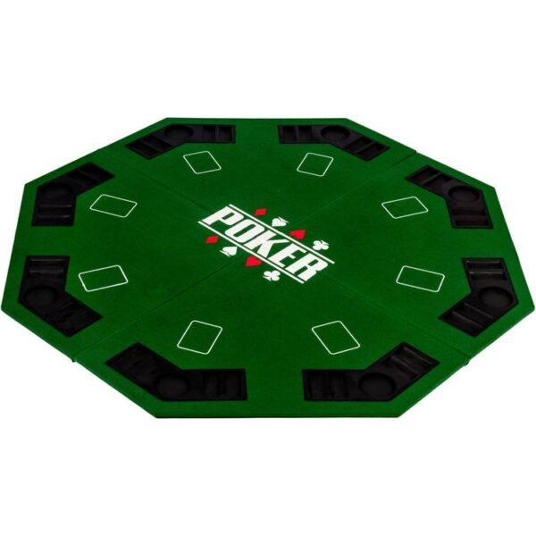 Összecsukható XXL méretű póker asztallap tábla maximum 8 játékos részére.