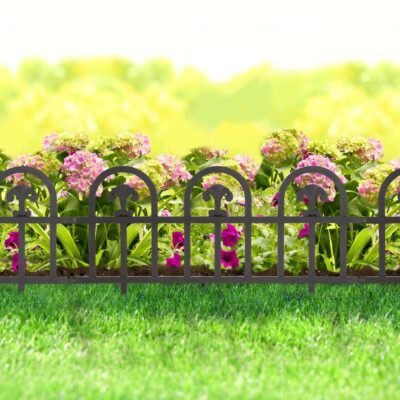 Virágágyás szegély kerítés