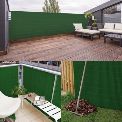 Belátásgátló műnád - zöld - 1 x 3 m