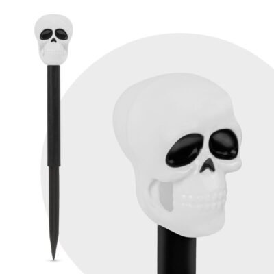 Led-es szolár lámpa - halloween koponya