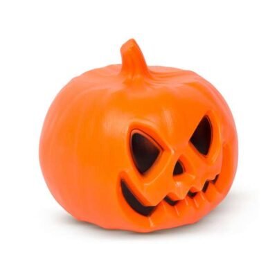A Halloween töklámpás belsejében található mikrofon segítségével érzékeli ha a hozzáérnek a tök külsejéhez és kacagó hangot ad miközben a benne lévő nagyfényerejű LED villog. Kiváló dekorációs választás belterekbe, ablakokba, fedett teraszokra.