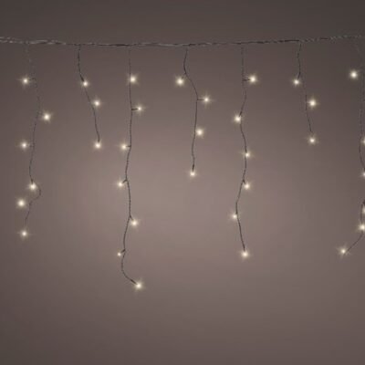 sorolható jégcsap fényfüzér hideg fehér 18,7 m (250 LED)