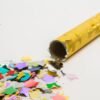 Konfetti kilövő – arany színű korongok – 40 cm