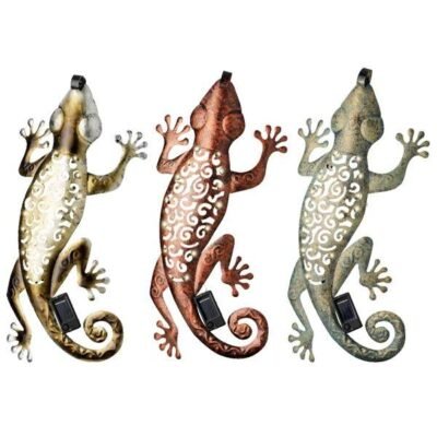 Napelemes kerti figura, kaméleon