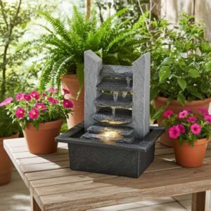 szökőkút csobogó kültéri beltéri