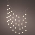 LED napernyő fényfüzér (40 LED), meleg fehér
