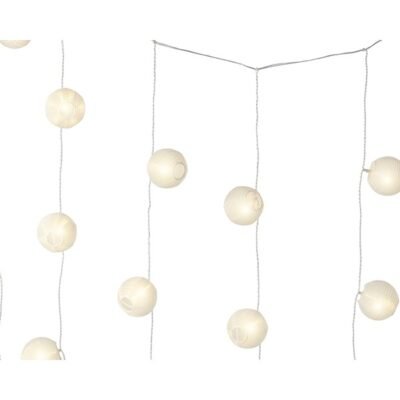 LED fényfüzér napernyőhöz (40 LED), meleg fehér