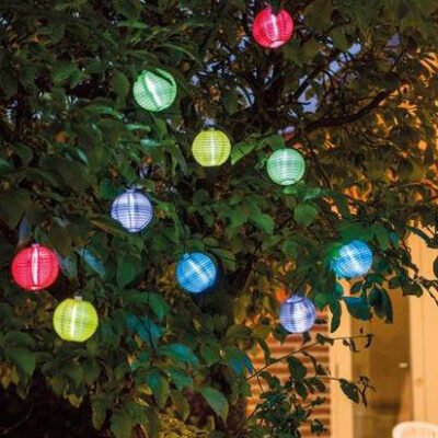 szolár lampionfüzér