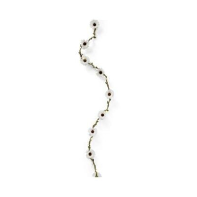 Kültéri micro LED tündérfény füzér, virág 150 cm, 20 LED