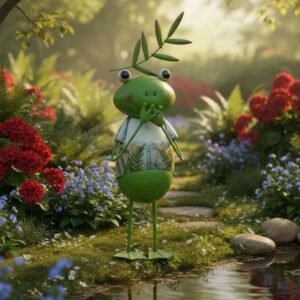 Fém béka 12.5 x 24 x 48 cm B