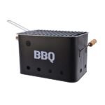 hordozható grill box kerti BBQ horganyzott
