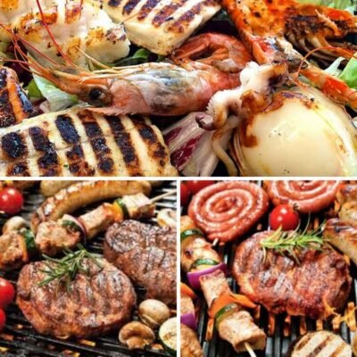 Asztali faszén grill, hordozható eukaliptusz fogantyúkkal: A grillezés új módja: hordozható szénsütősütő úgy tervezve, hogy bárhová magával viheti (kert, terasz, erkély, kemping), ideális társ felejthetetlen grillsütik elkészítéséhez kellemes társaságban