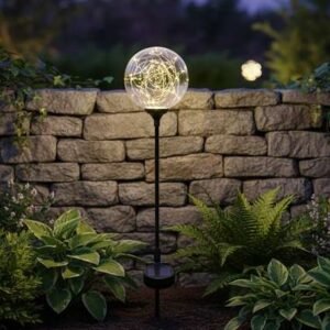 Napelemes leszúrható szolár LED lámpa – 72 cm – meleg fehér