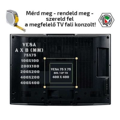 Univerzális fali TV tartó fali konzol