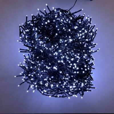 LED fényfüzér 45m hideg fehér