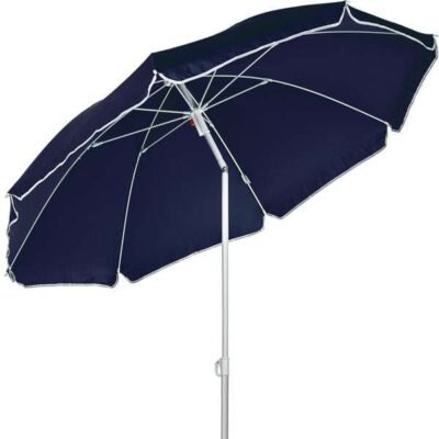 A 160 cm méretű STILISTA® dönthető napernyő 140g/m² erős poliészterből készült, gyorsan, egyszerűen nyitható és zárható,
