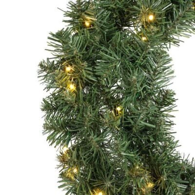 LED karácsonyi koszorú 60 cm