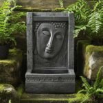 Szökőkút csobogó Buddha kültéri, beltéri 18 x 48 x 76 cm