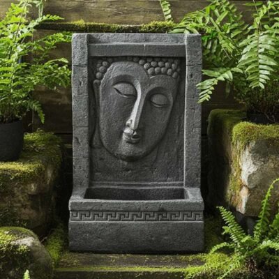 Szökőkút csobogó Buddha kültéri, beltéri 18 x 48 x 76 cm