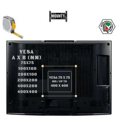 TV tartó konzol VESA 100 kg 32”-86”