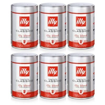 illy őrölt moka 6 db/csomag