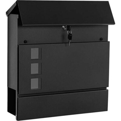 fali postaláda antracit fém 37x37x10