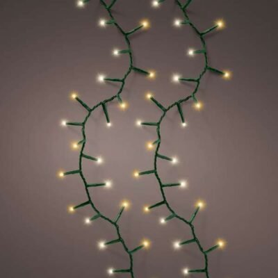 LED karácsonyi fényfüzér kültéri 34m (1500 LED), klasszikus fehér, meleg fehér