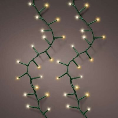 LED fényfüzér 34m (1500 LED), klasszikus fehér, meleg fehér